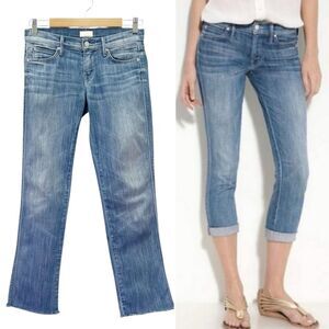Mother The Rascal Cuff Jeans Size 25 in Adios To My Old Life Medium Wash Crop